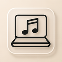 icon_music_laptop_transparent icon preview