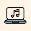 icon_music_laptop_vector icon preview