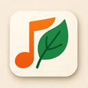icon_music_leaf_abstract icon preview