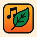 icon_music_leaf_bold icon preview