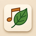 icon_music_leaf_elegant icon preview