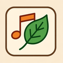 icon_music_leaf_iconic icon preview