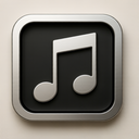 icon_music_leaf_metallic icon preview