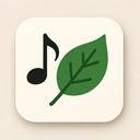 icon_music_leaf_minimalist icon preview