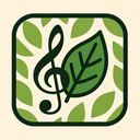 icon_music_leaf_organic_pattern icon preview