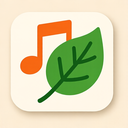 icon_music_leaf_playful icon preview
