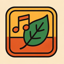 icon_music_leaf_retro icon preview