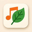 icon_music_leaf_rounded icon preview