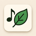 icon_music_leaf_simplified icon preview