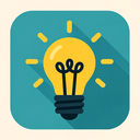 icon_music_light_bulb_flat_design icon preview