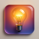 icon_music_light_bulb_glassy icon preview
