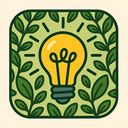 icon_music_light_bulb_organic_pattern icon preview