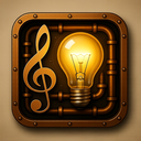 icon_music_light_bulb_steampunk icon preview