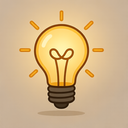 icon_music_light_bulb_transparent icon preview
