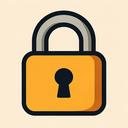 icon_music_lock_bold icon preview