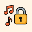 icon_music_lock_cartoon icon preview