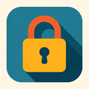 icon_music_lock_flat_design icon preview