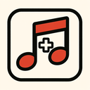 icon_music_medical_cross_bold icon preview