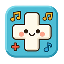 icon_music_medical_cross_cartoon icon preview