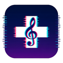 icon_music_medical_cross_digital_glitch icon preview