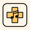 icon_music_medical_cross_filled icon preview
