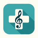 icon_music_medical_cross_flat_design icon preview