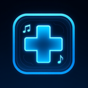 icon_music_medical_cross_futuristic icon preview