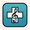 icon_music_medical_cross_geometric icon preview