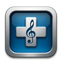 icon_music_medical_cross_metallic icon preview