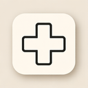 icon_music_medical_cross_minimalist icon preview