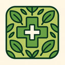 icon_music_medical_cross_organic_pattern icon preview
