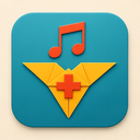 icon_music_medical_cross_origami icon preview