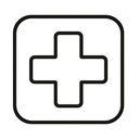 icon_music_medical_cross_outline icon preview