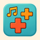 icon_music_medical_cross_playful icon preview
