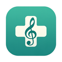 icon_music_medical_cross_rounded icon preview