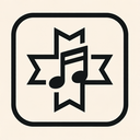 icon_music_medical_cross_sharp_edges icon preview