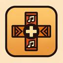 icon_music_medical_cross_tribal icon preview