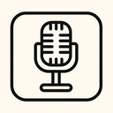 icon_music_microphone_line_art icon preview
