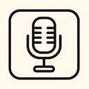 icon_music_microphone_minimal_outline icon preview