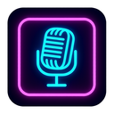 icon_music_microphone_neon icon preview