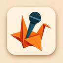icon_music_microphone_origami icon preview
