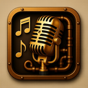icon_music_microphone_steampunk icon preview