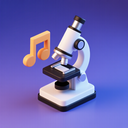 icon_music_microscope_3d_isometric icon preview