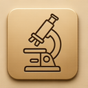icon_music_microscope_embossed icon preview