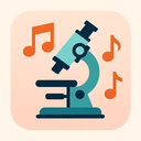 icon_music_microscope_flat_pastel icon preview
