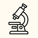icon_music_microscope_minimal_outline icon preview