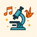 icon_music_microscope_origami icon preview
