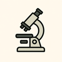 icon_music_microscope_thin icon preview