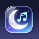 icon_music_moon_glassy icon preview