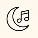 icon_music_moon_line_art icon preview